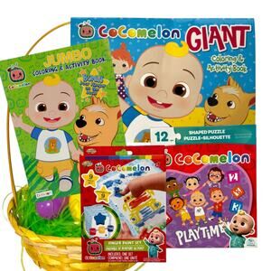 CoComelon Toddler Easter Basket Jumbo Activity Gift Ready to Give